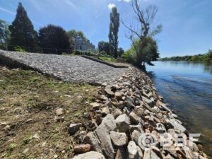 Travaux de reconstruction du chemin de halage en bord de Loire sur la commune de La Marche (58) -2025